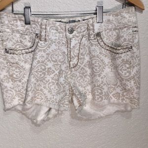 Miss Me size 28 cargo shorts cuts offs